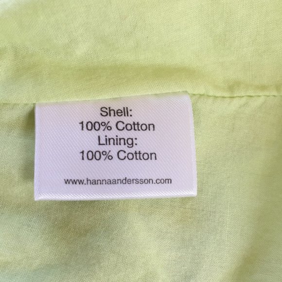 Hanna Andersson Green Cotton Sundress w Embroidered Flowers Sz 8P - Picture 3 of 6